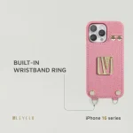 کیف چرمی SERENA برای iPhone 16 PRO MAX - PINK - برند لِوِلو Levelo - تصویر 4