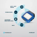 چراغ جیب کمپینگ - مشکی - برند پاورولوژی Powerology - تصویر 6