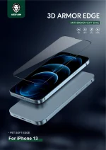 محافظ صفحه GREEN 3D PET HD GLASS برای IPHONE 13 / 13 PRO-CLEAR - برند گرین لاین Green lion - تصویر 2