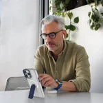 قاب دستگیره MAGSAFE MORPHIX برای iPhone 16 PRO MAX - آبی - برند لِوِلو Levelo - تصویر 12