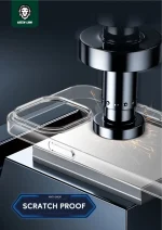 DELGADO PC CASE FOR IPHONE 16 6.1 - CLEAR - برند گرین لاین Green lion - تصویر 8