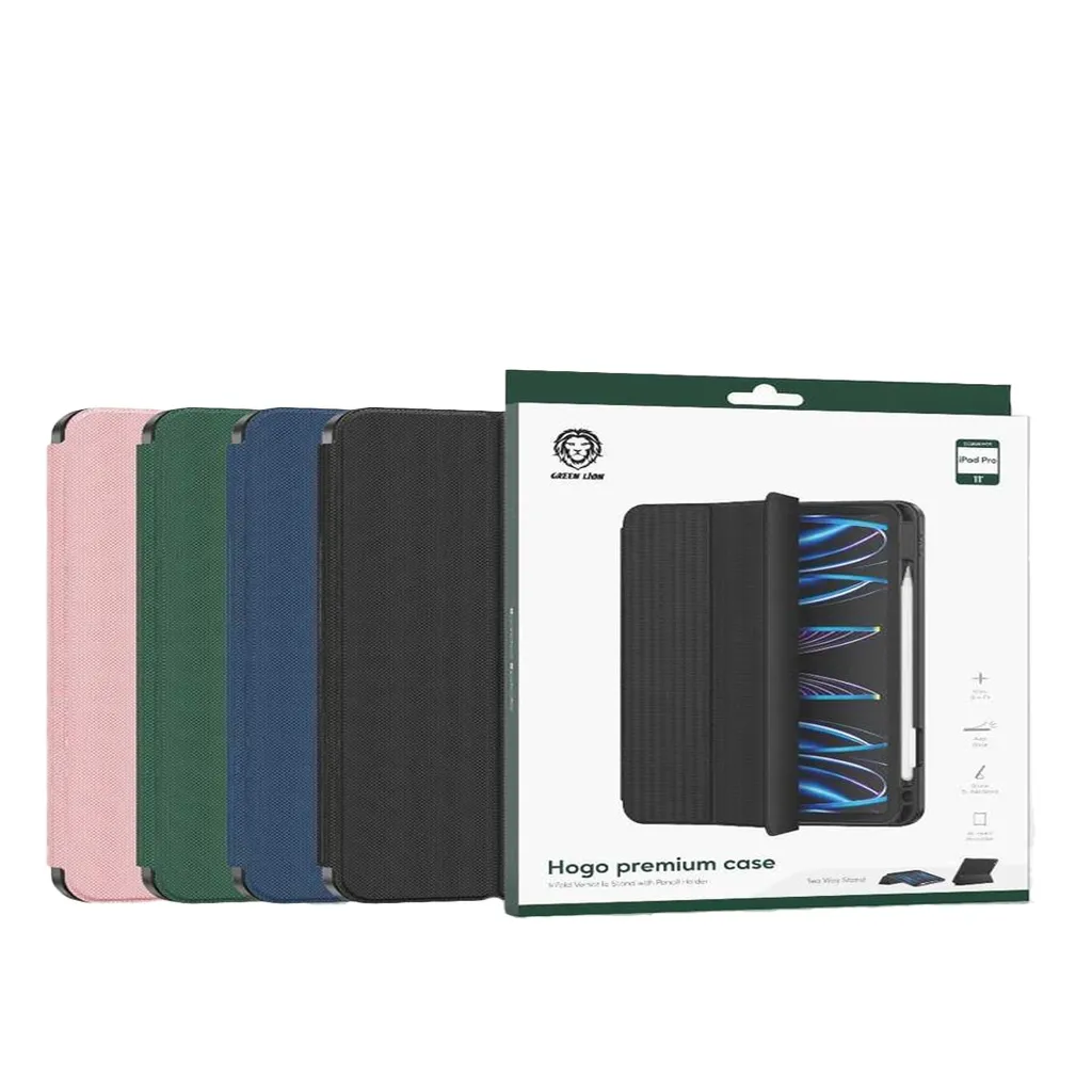 کیف ممتاز HOGO با جای مداد برای iPad 10 10.9 اینچی - صورتی - برند گرین لاین Green lion کیف ممتاز HOGO با جای مداد برای iPad 10 10.9 اینچی - صورتی - برند گرین لاین Green lion - تصویر 1