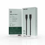 کابل PVC USB-C به USB-C 3M - مشکی - برند گرین لاین Green lion