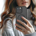 کیف انفرادی MAGSAFE مات برای iPhone 16 PRO MAX - مشکی - برند لِوِلو Levelo - تصویر 12