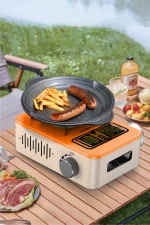 اجاق گاز مشعل قابل حمل LIFETSYLE 3200W - نارنجی/بژ - برند پرودو Porodo - تصویر 4