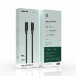 کابل PVC USB-C به USB-C 2M - مشکی - برند گرین لاین Green lion - تصویر 2