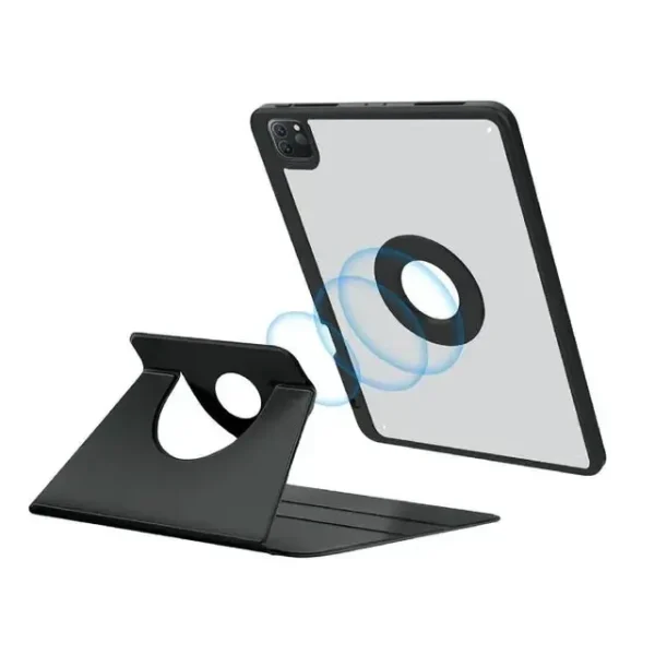 TRANSPARENT FOLIO Case FOR IPAD PRO 12.9 - BLACK - برند گرین لاین Green lion