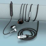 ایرفون سیمی HIFI SOUNDTEC مغناطیسی - مشکی - برند پرودو Porodo - تصویر 5