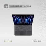 کاور کیبورددار چرمی آیپد پرو 13 اینچ لولو LVLABKP13BK