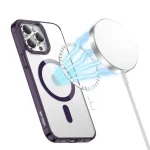 CLEAR MAGSAFE 2 CASE برای IPHONE 14 PRO (6.1 اینچ) - بنفش - برند گرین لاین Green lion - تصویر 5