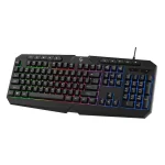 کیت بازی 5 در 1 (صفحه کلید / بلندگوهای استریو / میکروفون RGB / - برند پرودو گیمینگ Porodo gaming - تصویر 3