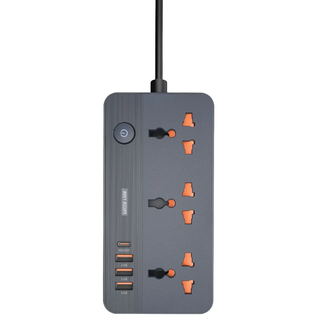 پریز برق GS-200 2500W - مشکی - برند گرین لاین Green lion پریز برق GS-200 2500W - مشکی - برند گرین لاین Green lion - تصویر 1