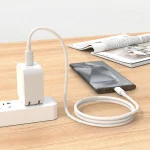 کابل PVC TYPE-C TO C 1.2M - سفید - برند پرودو Porodo