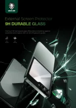 بسته حفاظتی FLIP FOR Z FLIP 6 - CLEAR - برند گرین لاین Green lion - تصویر 3