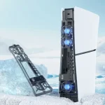 فن خنک کننده میزبان برای PS5 SLIM - BLACK - برند پرودو گیمینگ Porodo gaming - تصویر 3