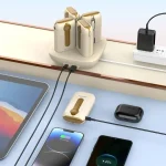 پاوربانک 4IN1 Station 10000MAH PD20W با کابل داخلی نوع C و - برند پرودو Porodo - تصویر 5