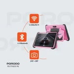تبلت 10.1 اینچی SMART 2.4G 4000MAH 2+64 گیگابایت - صورتی - برند پرودو Porodo - تصویر 19