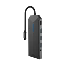9 IN1 USB-C HUB 4K GAMERS EDITION PD 100W- BLACK - برند پرودو گیمینگ Porodo gaming - تصویر 13