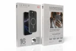 کیف انفرادی MAGSAFE مات برای iPhone 16 PRO MAX - خاکستری - برند لِوِلو Levelo - تصویر 13