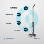 جارو شارژی 2IN1 با جاروبرقی - مشکی - برند پاورولوژی Powerology - تصویر 16