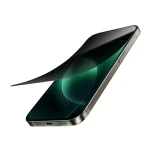 9H STEVE PRIVACY FULL GLASS Screen Protector for iPhone 16 PROMAX - BLACK - برند گرین لاین Green lion - تصویر 5