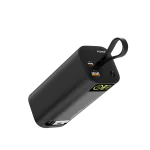 شارژر فوق سریع دو جهته 130 واتی 20000MAH با 100 سانتی متر قابل جمع شدن - برند پرودو Porodo - تصویر 6