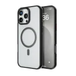 کیف ELIO PC با پایه حلقه دوربین برای iPhone 16 PRO MAX- BLACK - برند لِوِلو Levelo - تصویر 5