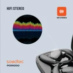 EARBUDS SOUNDTEC OWS با جعبه شارژ - مشکی - برند پرودو Porodo - تصویر 5