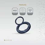 نگهدارنده زنگ تلفن LUCCIO 2 IN 1 - آبی - برند لِوِلو Levelo - تصویر 11