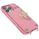 کیف چرمی SERENA برای iPhone 16 PRO MAX - PINK - برند لِوِلو Levelo - تصویر 10