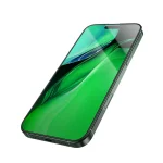 3D SILICONE PLUS EDGE GLASS با وضوح بالا برای iPhone 16 6.1 - CLEAR - برند گرین لاین Green lion - تصویر 2