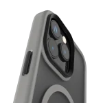قاب ماتئو با دستگیره پایه پایین برای iPhone 16 PRO MAX- GRY - برند لِوِلو Levelo - تصویر 3