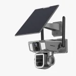 4G/WIFI 10X زوم 2MP+2MP 360° دوربین همه کاره نهایی - مشکی - برند پاورولوژی Powerology - تصویر 9