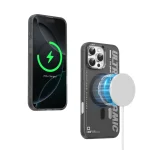 ULTRA MAGSAFE FOR IP16PRO MAX - BLACK TITANIUM - برند گرین لاین Green lion - تصویر 2