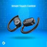 ENC TWS رسانای هوا و کیف شارژ با صفحه نمایش 50MAH8 - مشکی - برند پاورولوژی Powerology - تصویر 4