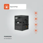 شارژر مسافرتی 5 پورت پرودو مدل PD-FWCH038
