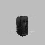 کوله پشتی مسافرتی AEROPACT VACUUM - BLACK - برند لِوِلو Levelo - تصویر 17