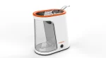 پاپ کورن ساز مخزن جداشدنی LIFETSYLE 1200W - سفید و نارنجی - برند پرودو Porodo - تصویر 3