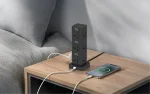 PD20W QC 3.0 1A + 2 TYPE C SOCKET TOWER 3M - BLACK - برند پرودو Porodo - تصویر 3