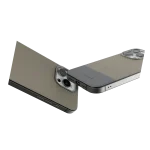 کیف چرمی CUIR TWO TONE برای iPhone 16 PRO MAX- GRAY - برند لِوِلو Levelo - تصویر 3