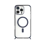 کیف CELESTE MAGSAFE با بند کراس بادی برای iPhone 16 PRO MAX-DEEP BLUE - برند لِوِلو Levelo - تصویر 4