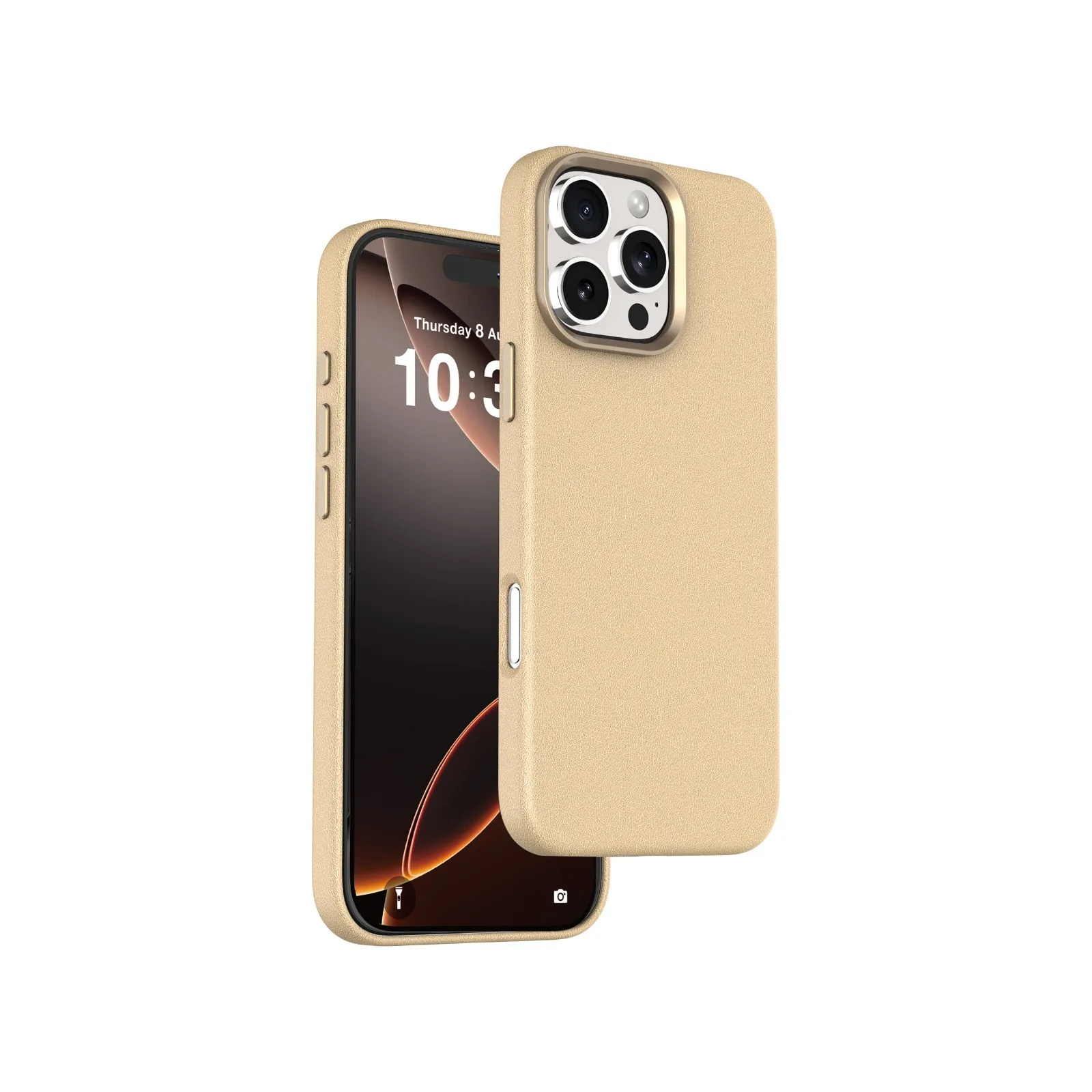 کیف چرمی MAGSAFE Heritage IPHONE 16 PRO - DESERT - برند گرین لاین Green lion کیف چرمی MAGSAFE Heritage IPHONE 16 PRO - DESERT - برند گرین لاین Green lion - تصویر 1