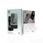 MAGSAFE DOU GUARD دو تکه مغناطیسی برای iPhone 15PRO MAX - مشکی - برند گرین لاین Green lion - تصویر 2