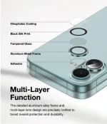 لنز دوربین HD PLUS برای IPHONE 16/16PLUS - TEAL - برند گرین لاین Green lion - تصویر 4