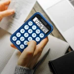 ماشین حساب جیبی 10 رقمی - آبی - برند گرین لاین Green lion - تصویر 2