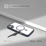 کیس انفرادی MAGSAFE برای آیفون 16 - آبی عمیق - برند لِوِلو Levelo - تصویر 3