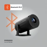4K PROJECTOR PRO ANDROID 11 با کیستون خودکار - مشکی - برند پرودو Porodo - تصویر 9