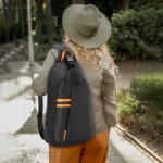 کیسه PU SLING مقاوم در برابر آب با پورت USB-C - مشکی - برند پرودو گیمینگ Porodo gaming - تصویر 18