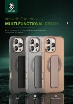 GRIP 360 MAGSAFE CASE FOR IPHONE 16 PRO - BLACK - برند گرین لاین Green lion - تصویر 4