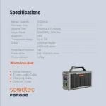 SOUNDTEC TWS PARTY SPEAKER 100W - مشکی - برند پرودو Porodo - تصویر 5